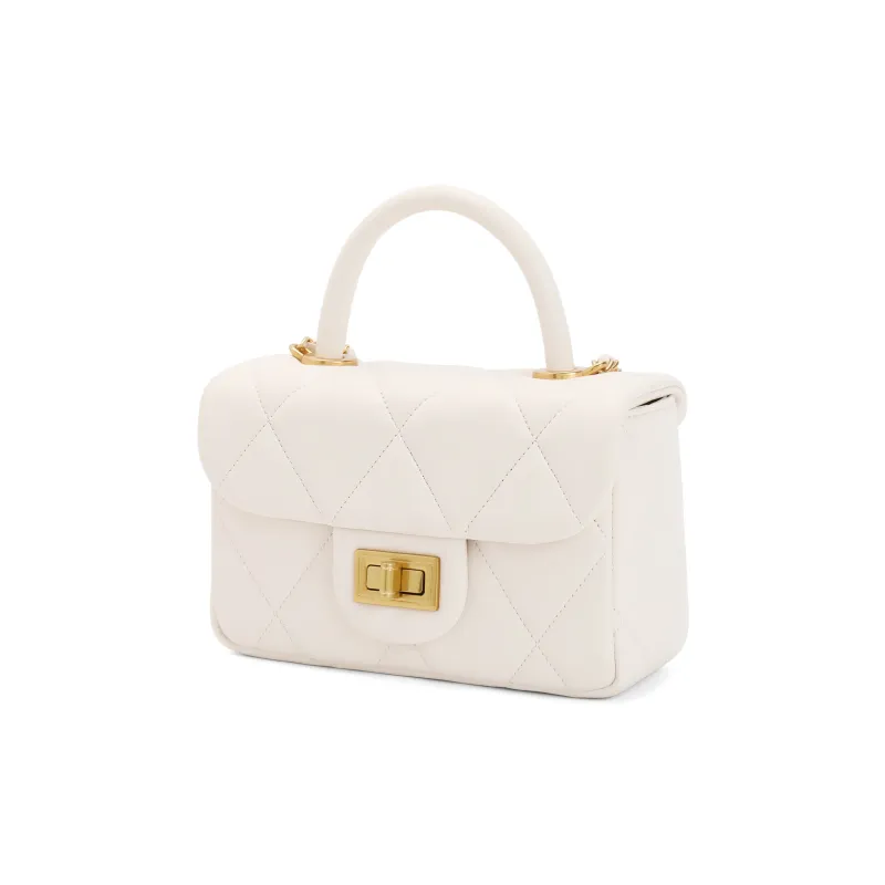 BELLE Sheepskin One Shoulder Handbags Medium Size Women's Multicolor-9