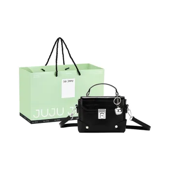 Juju Jimmy PU Shoulder Bag Regular Women's Black/White/Silver