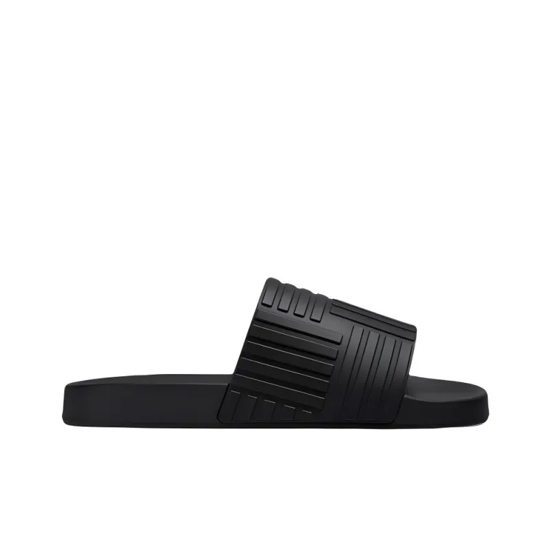 Bottega Veneta Rubber Slides Black-3