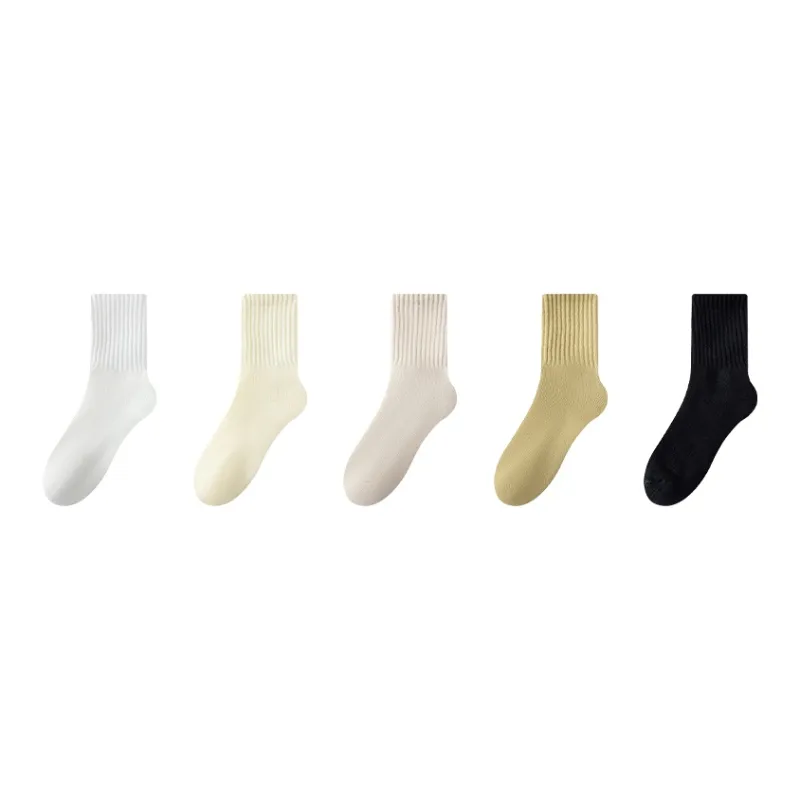 MIIOW Mid Calf Socks Women's Combo Set-15