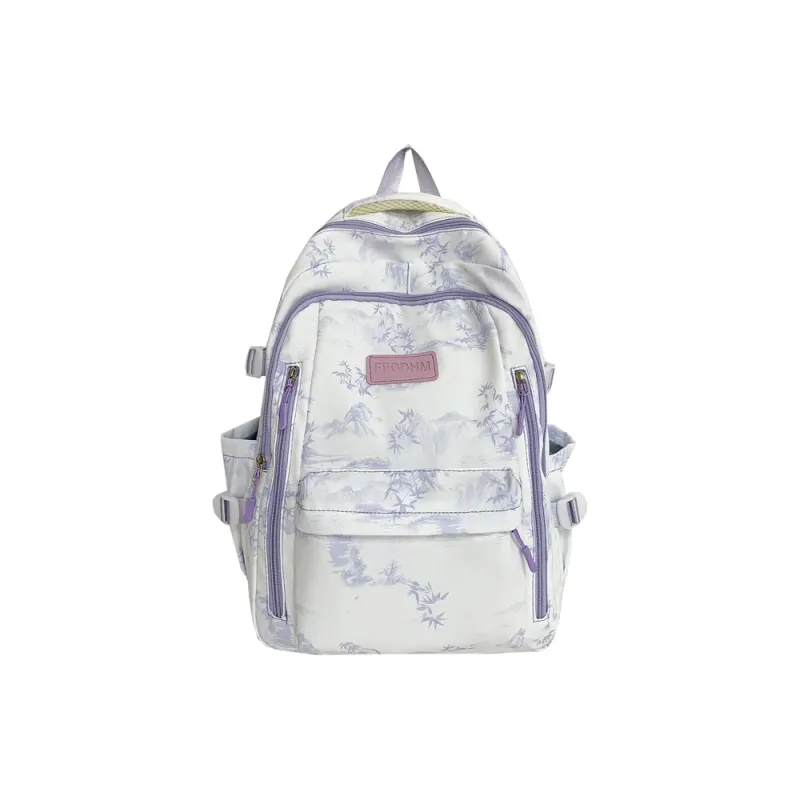 Kaka Tree Composite Cloth Backpack Regular Unisex Multicolor-15