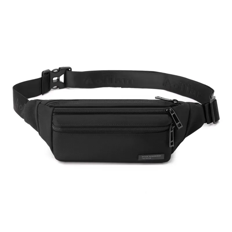 Yalu Nylon Fabric Crossbody Bag Regular Men's Gray/Black/Dark Blue-0