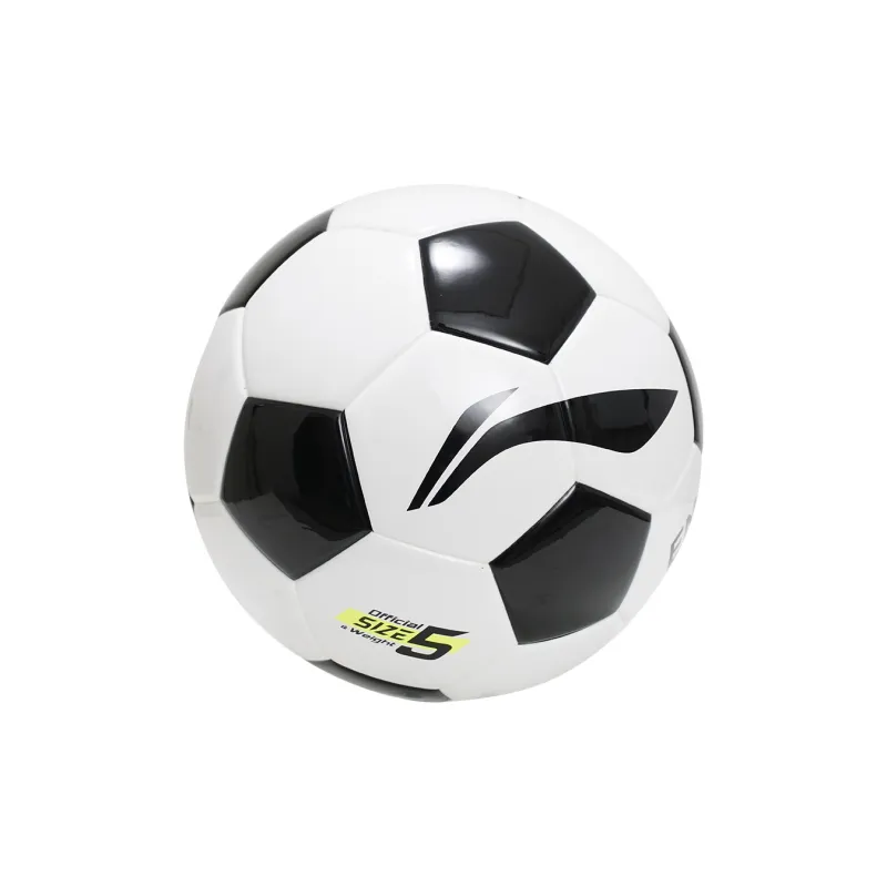 LiNing Size 4 Size 5 Soccer TPU Seamless Thermal-bonding Unisex Black White Block-8