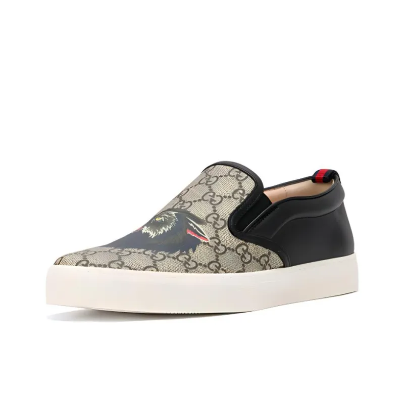 GUCCI Stylish Skateboarding Shoes Men's Umber-2