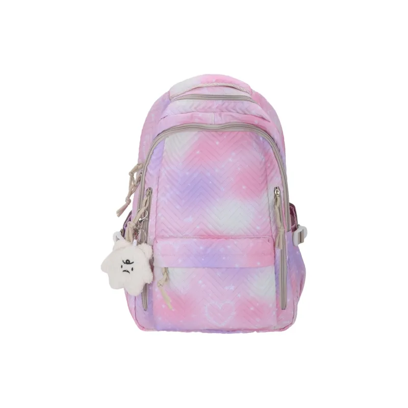 Venerable Brahma Nylon Backpack Women's Black/Purple/Green/Blue/Pink-20