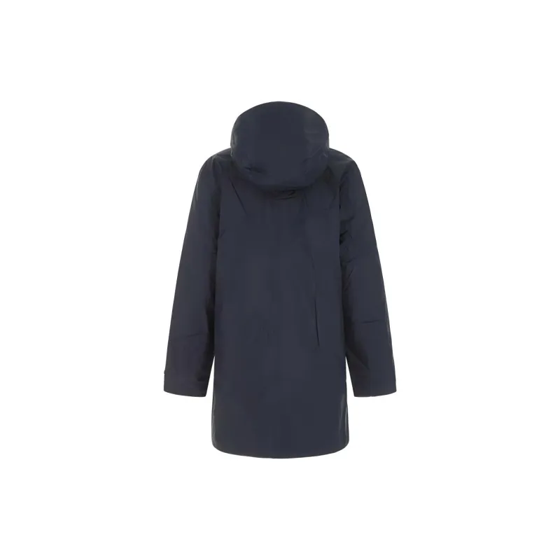 Rains Drawstring Zip Up Hooded Coat-1