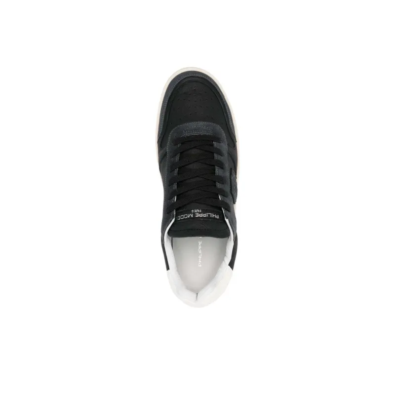 PHILIPPE MODEL Low Top Skateboard Shoes Men's Black-4