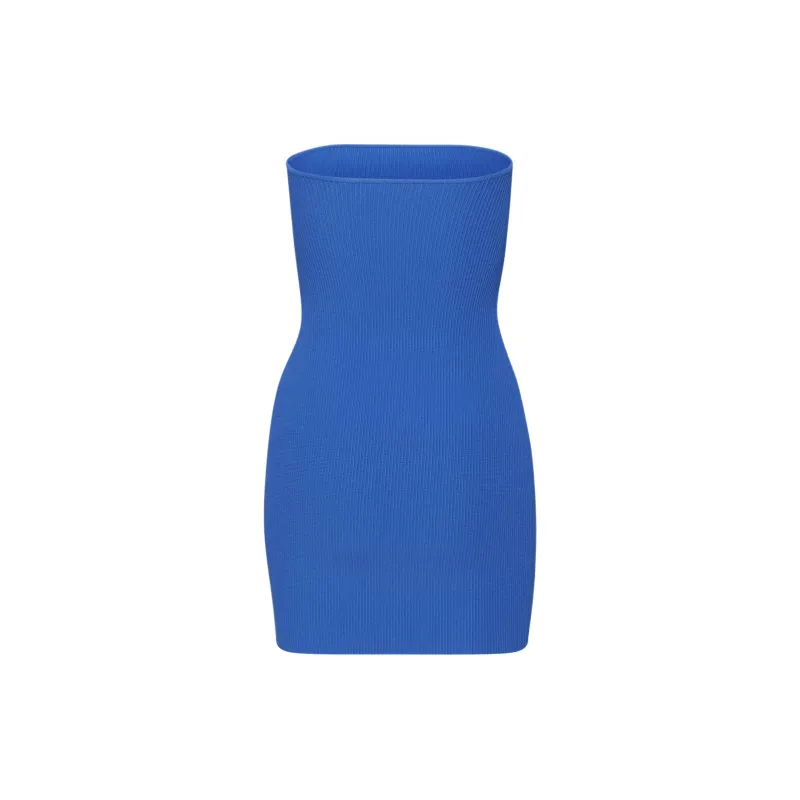 ARITZIA Babaton Sculpt Knit Tube Dress Sleeveless Dress Women's Bright Sapphire Blue-1