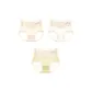 3 Pack (Yellow+Ecru+Grass Green)