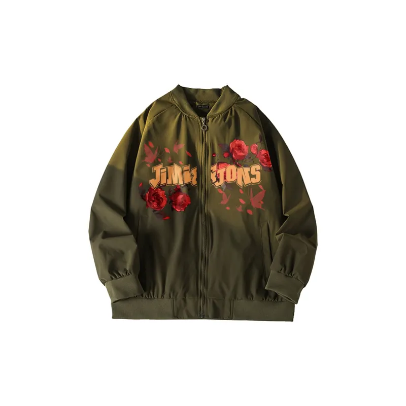 JIMI&JONS Windproof And Waterproof Baseball Collar Pilot Jackets & Coats Unisex-12
