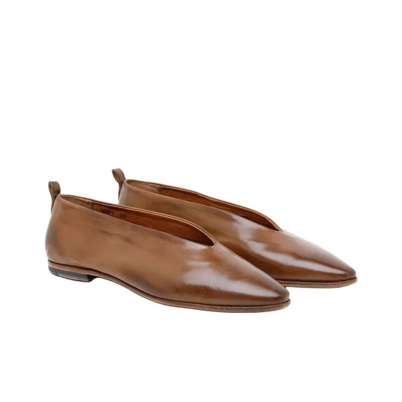 Silvano Sassetti Casual Single Shoes Women's Brown-2