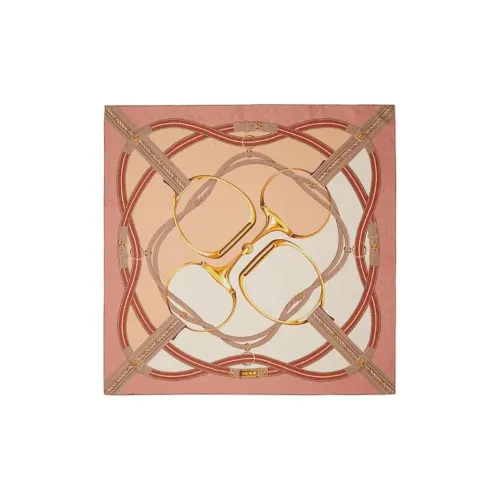 GUCCI Horsebit-print Silk Scarf