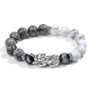 North Cain Map Stone Bracelets Unisex