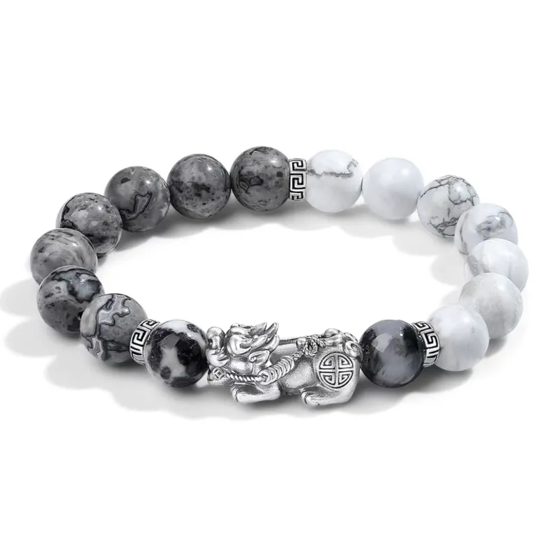 North Cain Map Stone Bracelets Unisex-0