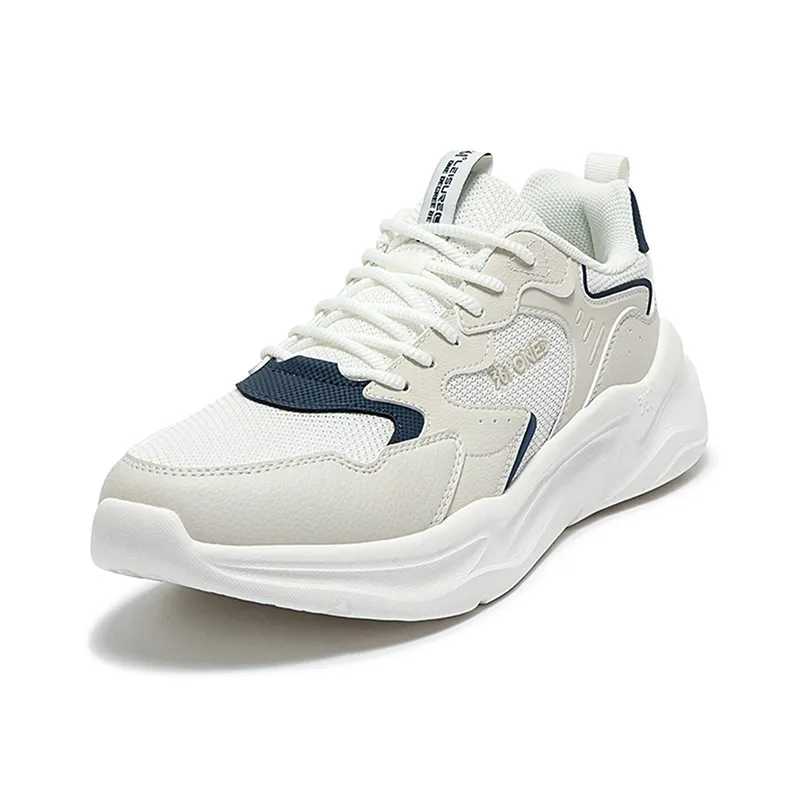 361° Ke Song 2 Anti Slip Wear Resistant Low Top Casual Shoes Men's Feather White-1