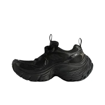 Balenciaga 10XL Chunky Sneakers Men's Black Distressed Style