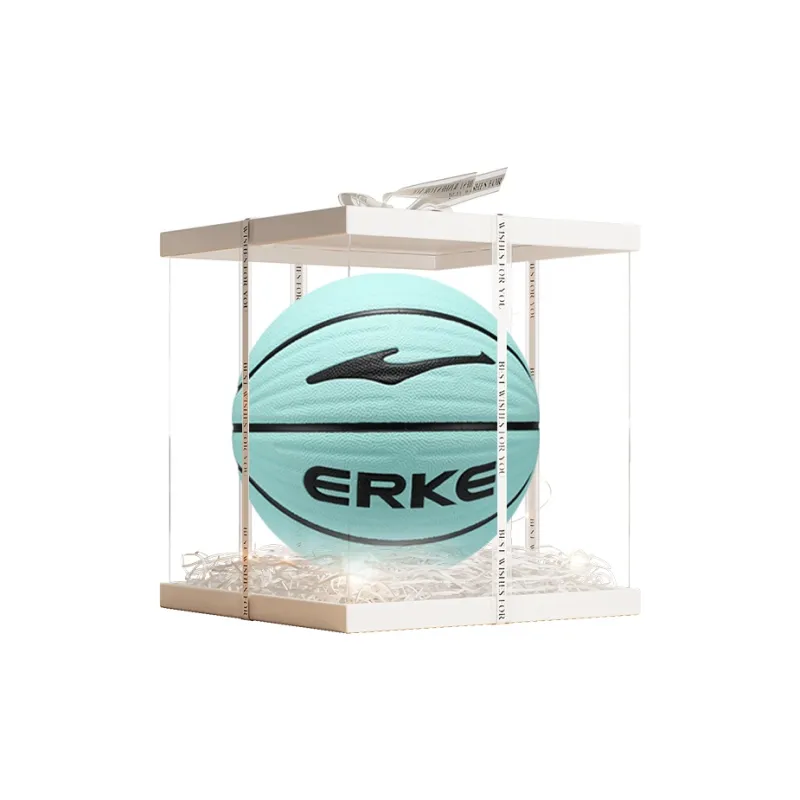 Erke PU Basketball Green Size 7 Training Match Unisex-2