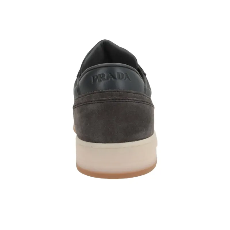 PRADA Prada Downtown Low Top Skateboard Shoes Men's Dark Green-4