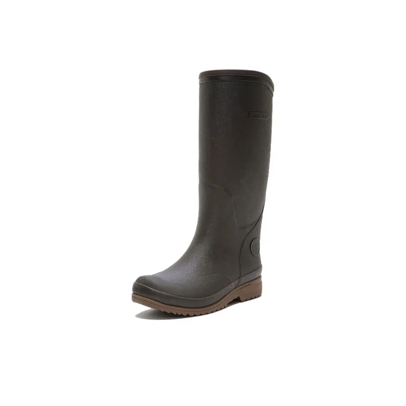 MoonStar Wear-resistant And Waterproof Rain Boots Men's Black-2