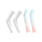 2-Pair Set[Straight Fit White+Fingerless Blue Pink]