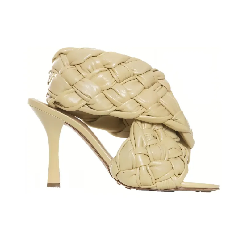 Bottega Veneta Stylish Sandals Women's Light Brown-1