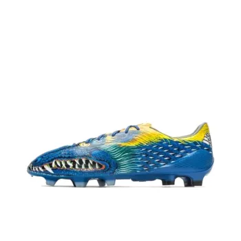 Adidas Adizero F50 FG Rubber Long Studs Anti Slip Wear Resistant Soccer Shoes Men's Blue Green