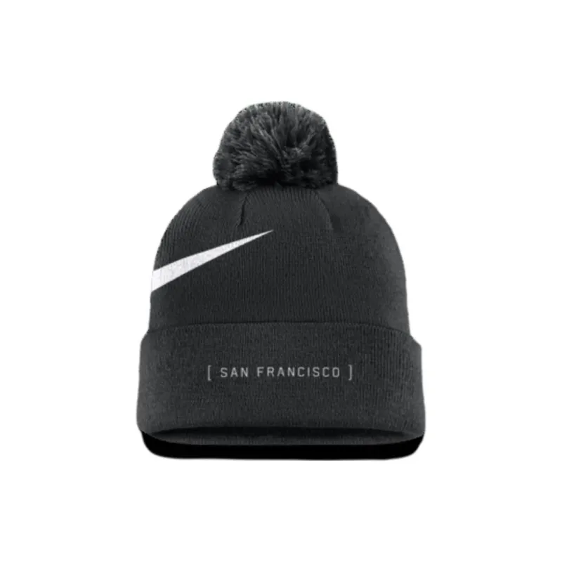Nike San Francisco Giants Peak Men's Nike Mlb Cuffed Pom Beanie-1
