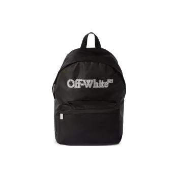 OFF WHITE Big Bookish Logo Printed Backpack