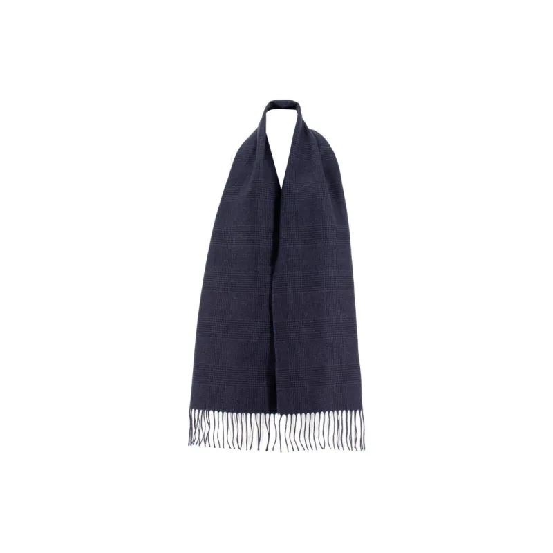 BRIONI Silk Cashmere Knit Scarves Men's Blue-0