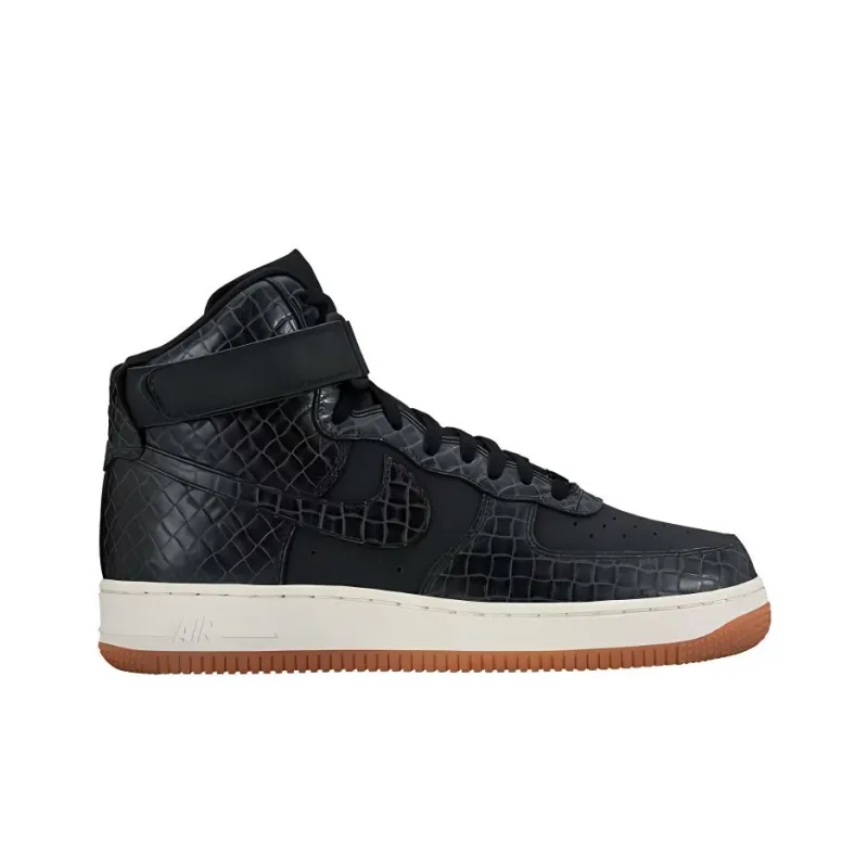 Nike Air Force 1 High Croc Black Gum Women's-1