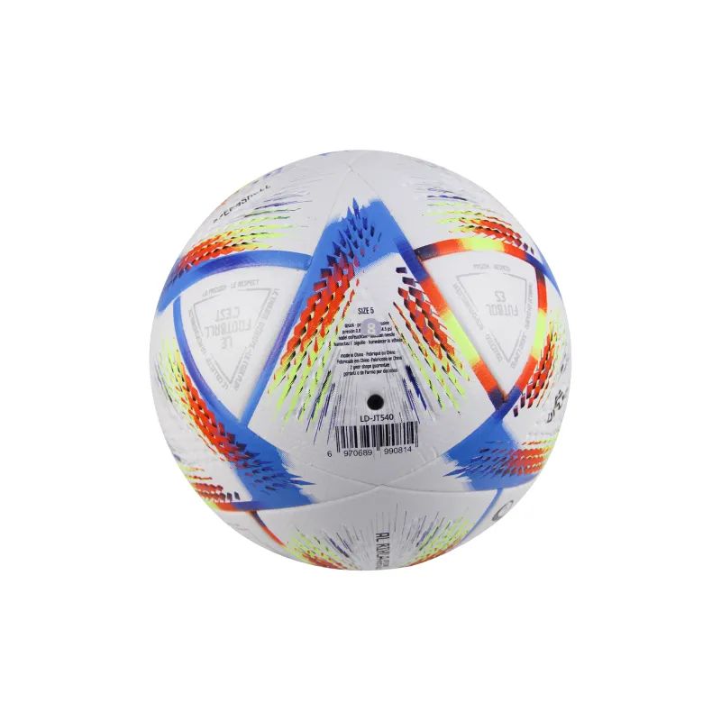 Ledo Size 5 Soccer PU Machine Stitched Soccer Ball Unisex-4