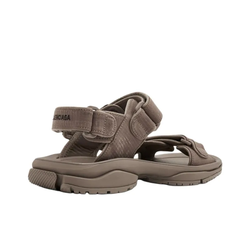 Balenciaga Tourist Beach Sandals Women's Umber-3