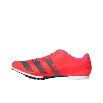 Adidas Adizero MD Cushioning Anti-Slip And Wear-Resistant Low-Top Sprint Running Shoes Unisex Red
