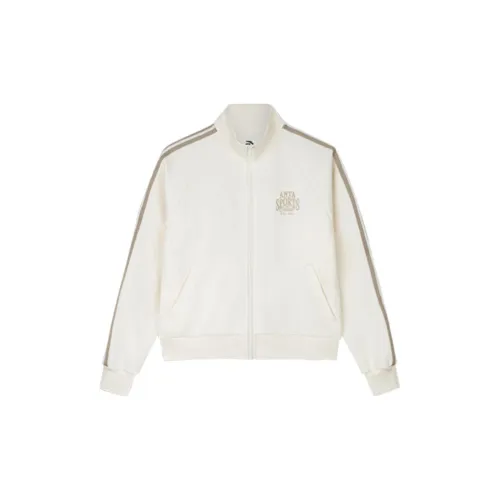 Anta Life Collection Sports Life Collection Baseball Jacket Women's Chalcedony White