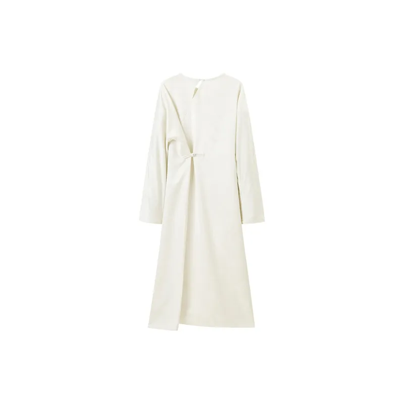 PEACEBIRD Long Sleeved Dresses Women's-3