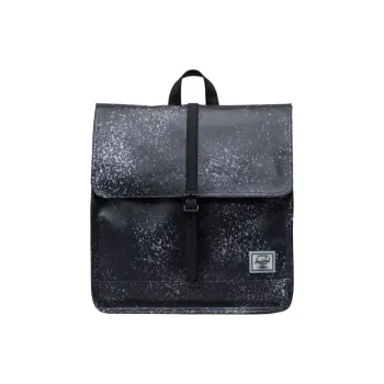 Herschel Recycled Material Backpack Unisex Spray Paint Black