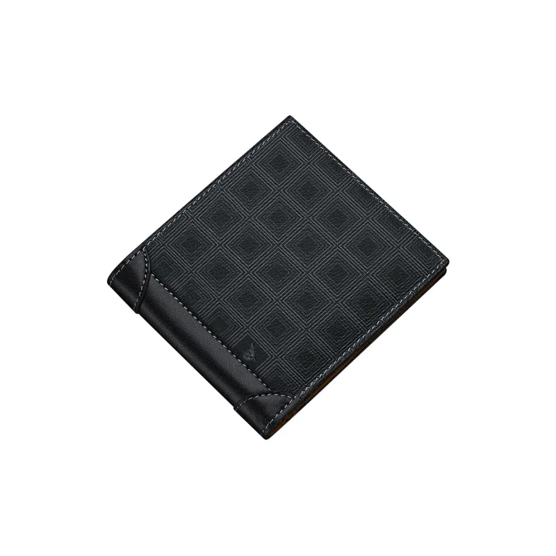 WilliamPOLO PVC Wallet Men's Black-3