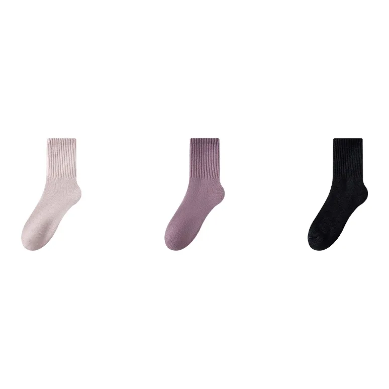 MIIOW Mid Calf Socks Women's Combo Set-9
