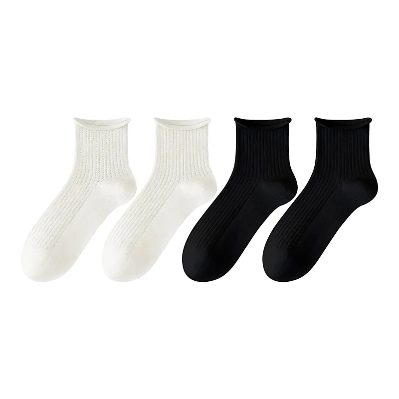 XXLLG Mid Calf Socks Women's 4 Pack-2