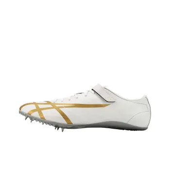 Asics Jetsprint Anti-Slip Wear-Resistant Low-Top Sprint Running Shoes Unisex White