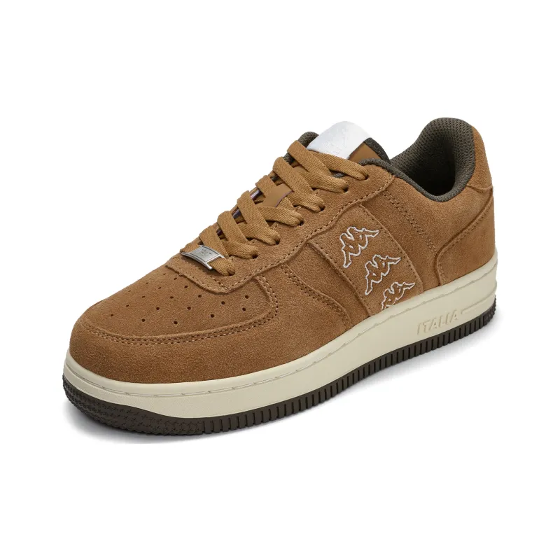 Kappa Back to Back Anti Slip Wear Resistant Low Top Skateboard Shoes Unisex Chestnut Brown-2