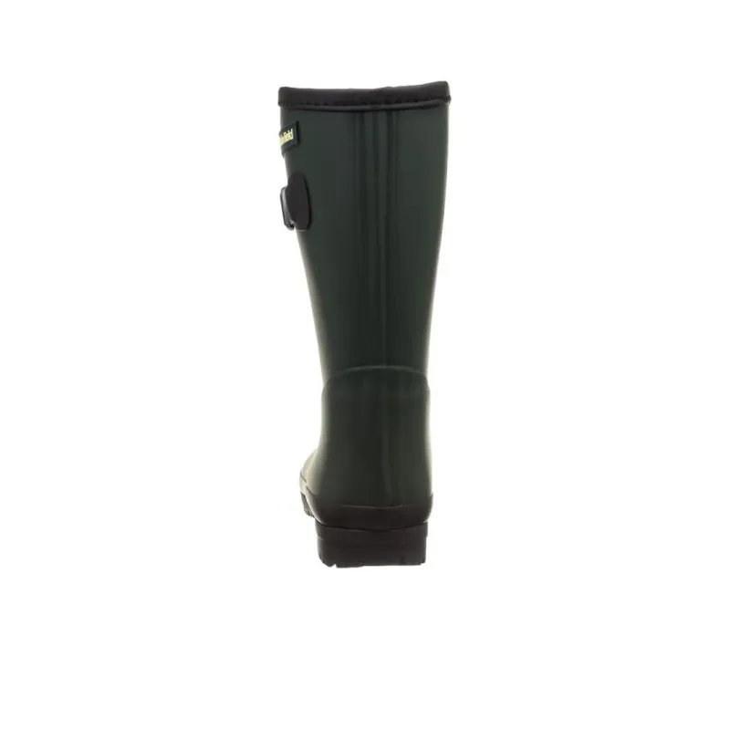 MoonStar Waterproof And Warm Rain Boots Women's Olive Green-3