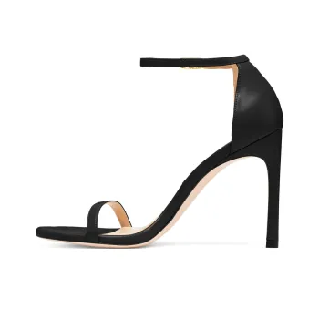Stuart Weitzman/SW Nudistsong One Strap Sandals 10.5cm Women's Black