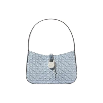 MICHAEL KORS Artificial Leather Shoulder Bag Small Size Women's Light Denim Blue