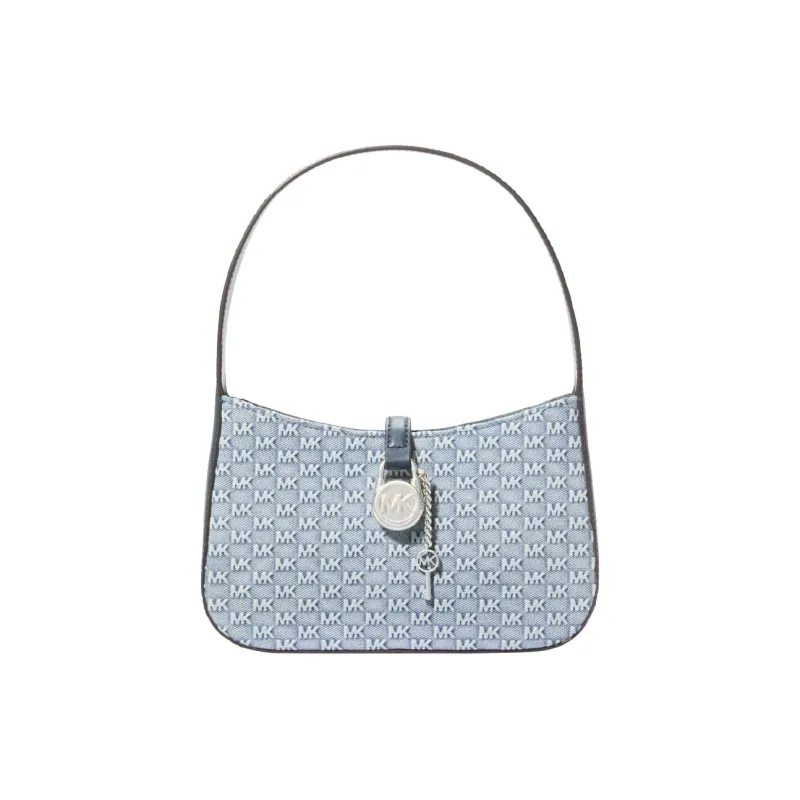 MICHAEL KORS Artificial Leather Shoulder Bag Small Size Women's Light Denim Blue-0
