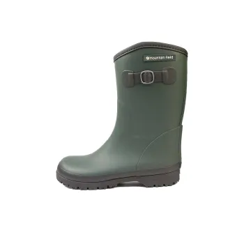 MoonStar Waterproof And Warm Rain Boots Women's Olive Green