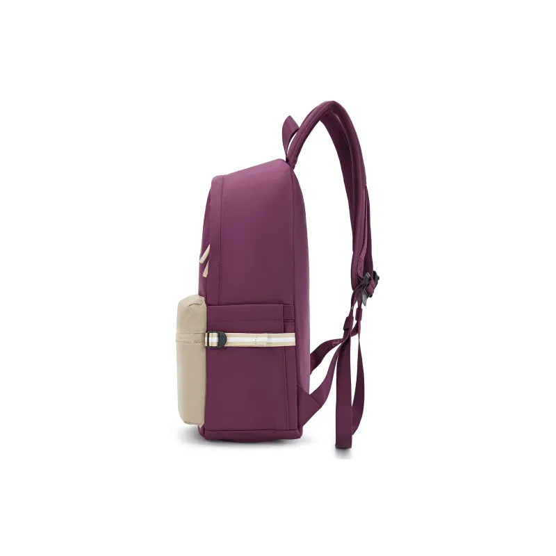 Champion Fabric Backpack Large Size Unisex Green Black/Dark Red-2