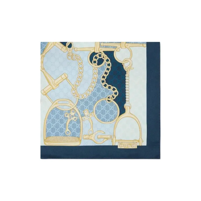 GUCCI Gg Horsebit Scarf-1