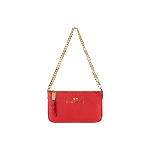 Elisabetta Franchi Leather Handbag Shoulder Bag Mini Women's Red