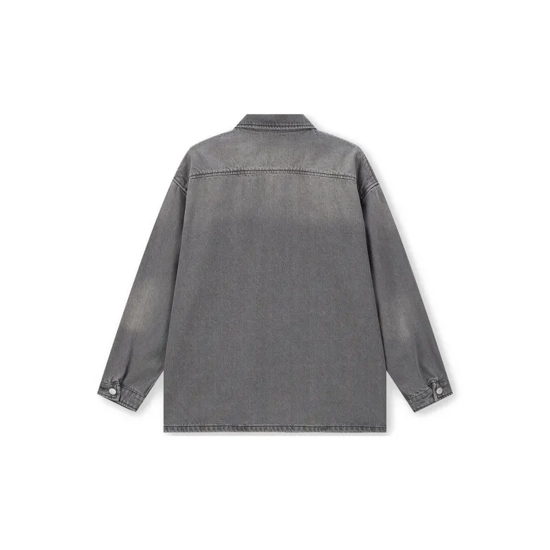 BONELESS Denim Jacket Unisex Dark Gray-1